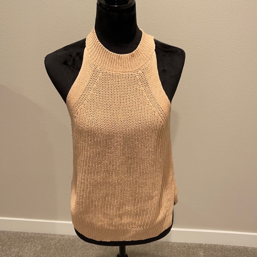Sweater tank top